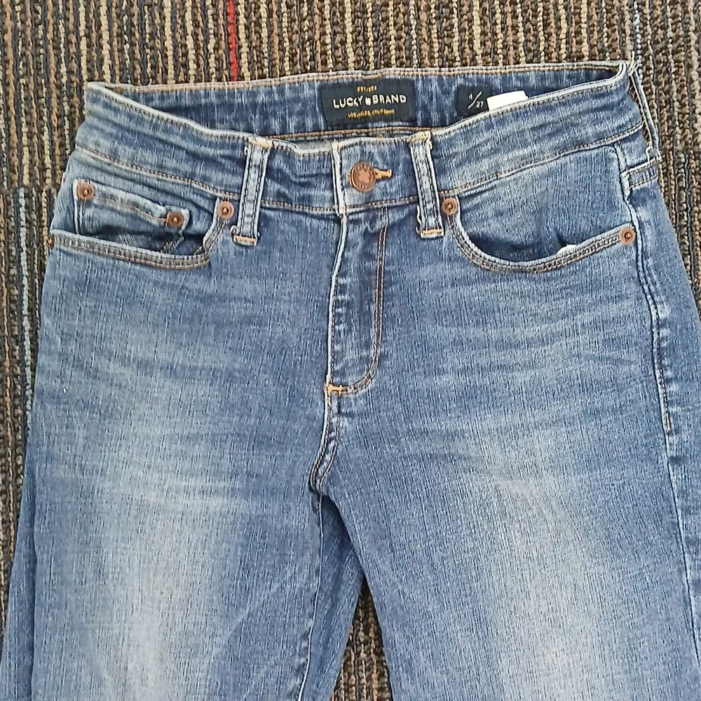 Lucky Brand Sweet Straight Jeans Size 4 - Picture 3 of 8